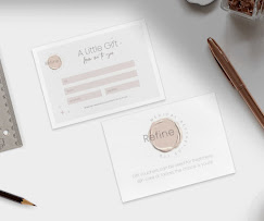 Refine Medical Aesthetics gift voucher cards